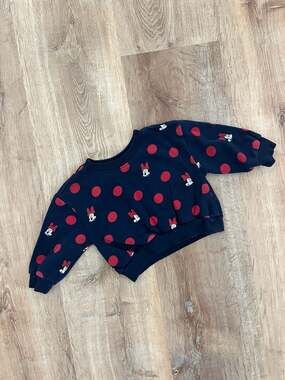 Baby Gap Disney Minnie Mouse Polka Dot Sweatshirt 12-18 Months